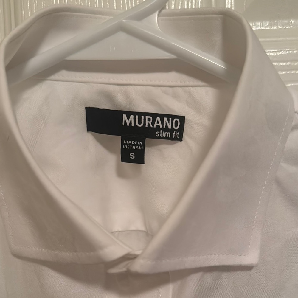 Full Murano Dark Gray Slim Fit Suit with White Shirt - Picture 7 of 10